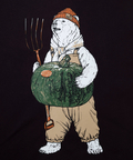 go slow caravan(ゴースローキャラバン) |PIECLEX スムース ファーマークマ ロングスリーブ TEE (MENS)