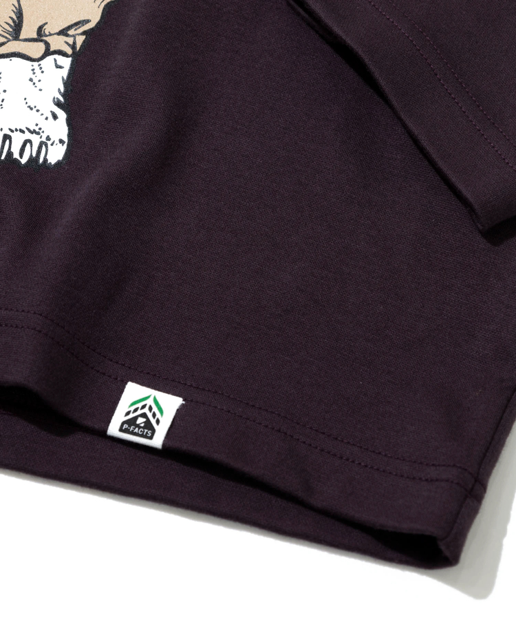 go slow caravan(ゴースローキャラバン) |PIECLEX スムース ファーマークマ ロングスリーブ TEE (MENS)