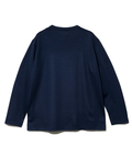 go slow caravan(ゴースローキャラバン) |PIECLEX ウールMIX モック キャンパークマ ロングスリーブ TEE (MENS)