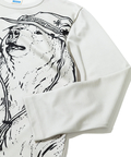 go slow caravan(ゴースローキャラバン) |PIECLEX ウールMIX モック キャンパークマ ロングスリーブ TEE (MENS)