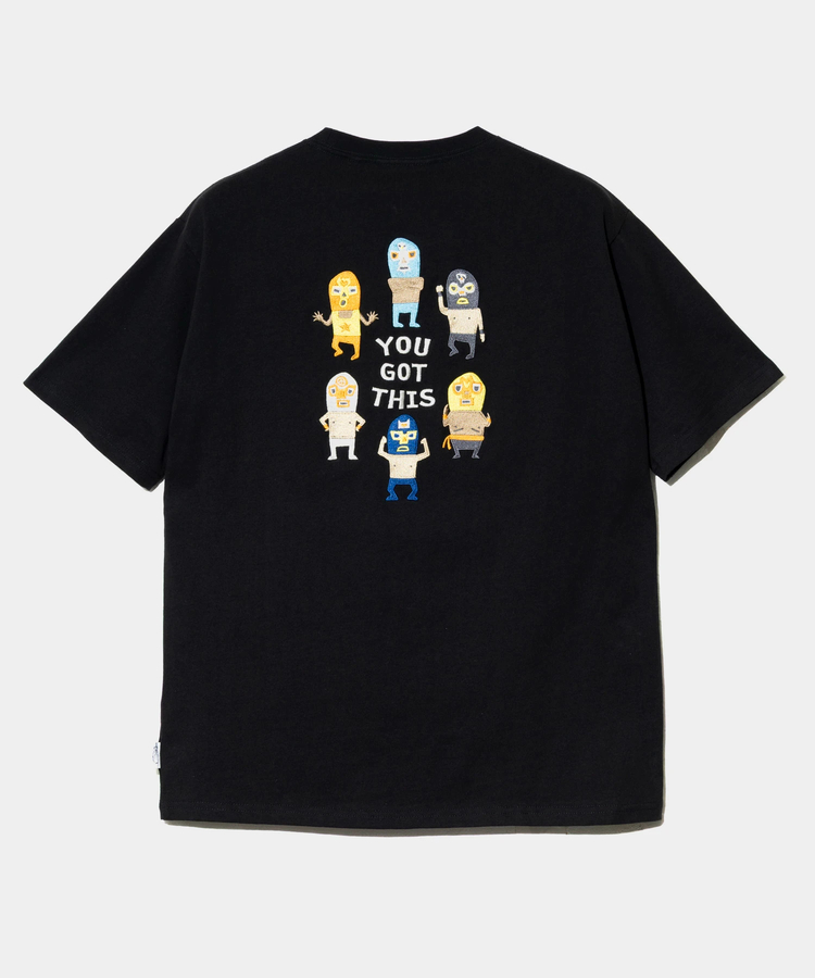 go slow caravan(ゴースローキャラバン) |gym master/ジムマスター 7.4oz YOU GOT THIS 刺繍Tee (MENS)