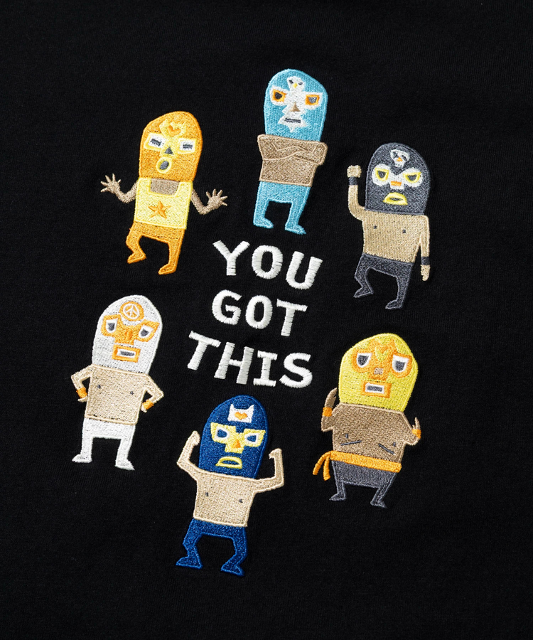 go slow caravan(ゴースローキャラバン) |gym master/ジムマスター 7.4oz YOU GOT THIS 刺繍Tee (MENS)