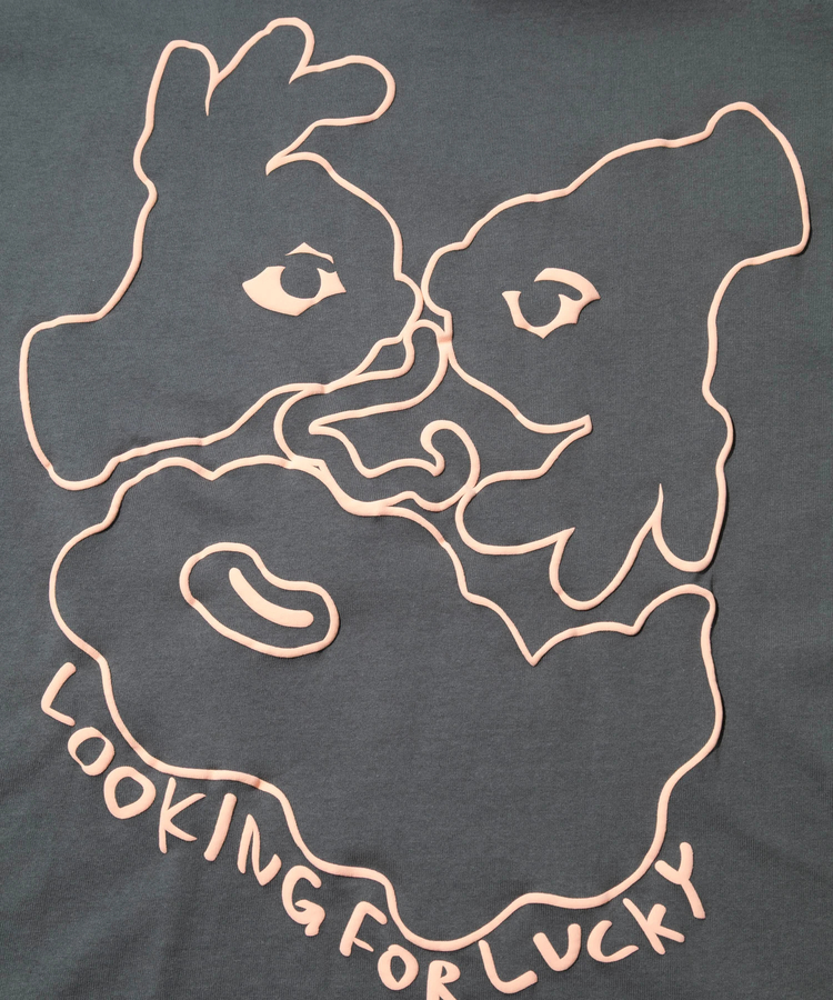 go slow caravan(ゴースローキャラバン) |gym master/ジムマスター 7.4oz LOOKING FOR LUCKY ビッグ Tee (MENS)