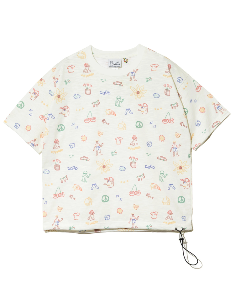 go slow caravan(ゴースローキャラバン) |gym master/ジムマスター T/Cドライスラブ ハッピーペイントビッグTee (MENS)