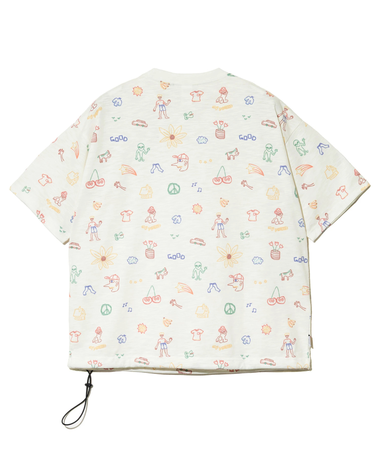 go slow caravan(ゴースローキャラバン) |gym master/ジムマスター T/Cドライスラブ ハッピーペイントビッグTee (MENS)