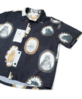 go slow caravan(ゴースローキャラバン) |Revo./レヴォ ヴィンテージキャットプリント SSシャツ (MENS)