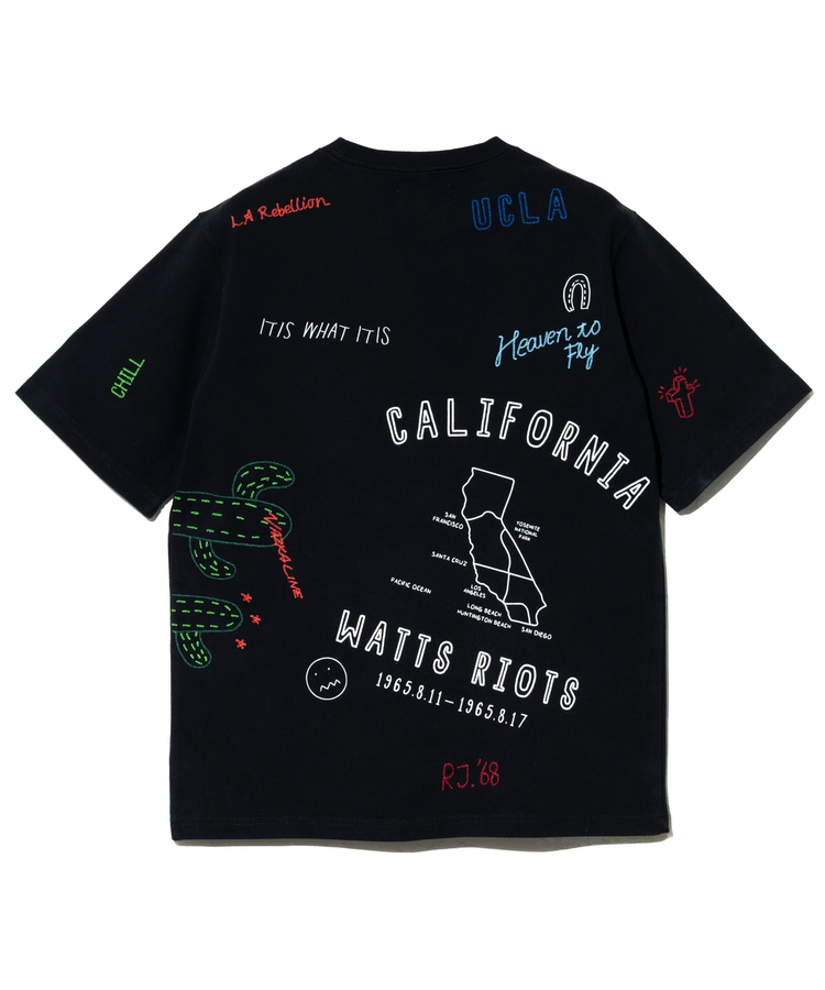 go slow caravan(ゴースローキャラバン) |Universal Style Wear/ユニバーサルスタイルウェア RAKUGAKI Tee (MENS)