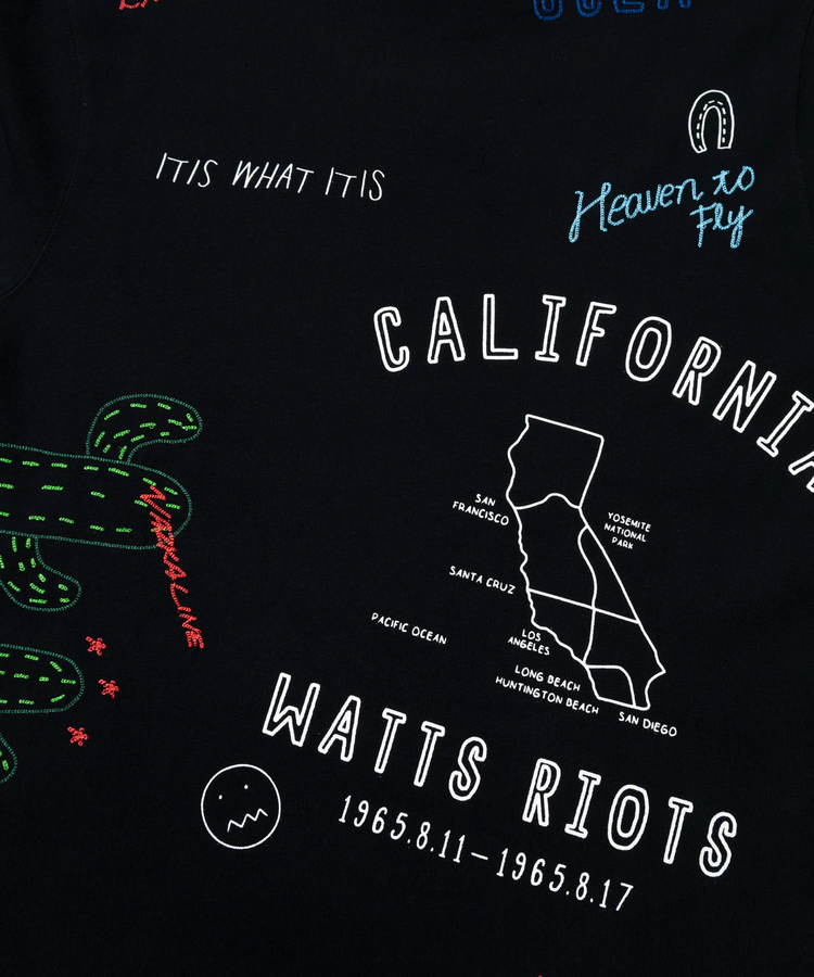 go slow caravan(ゴースローキャラバン) |Universal Style Wear/ユニバーサルスタイルウェア RAKUGAKI Tee (MENS)