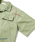 go slow caravan(ゴースローキャラバン) |Universal Style Wear/ユニバーサルスタイルウェア RAKUGAKI fatig shirt (MENS)