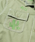go slow caravan(ゴースローキャラバン) |Universal Style Wear/ユニバーサルスタイルウェア RAKUGAKI fatig shirt (MENS)