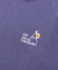 go slow caravan(ゴースローキャラバン) |空紡糸裏毛 フードLOGO刺繍プルパーカー (MENS/WOMENS)