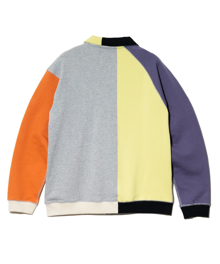 go slow caravan(ゴースローキャラバン) |空紡糸裏毛 CRAZY ゆったりスナップジャケット (MENS)