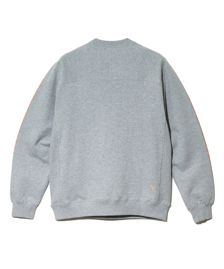 go slow caravan(ゴースローキャラバン) |空紡糸裏毛 天津飯猫 アクティブパターンプルオーバー (MENS/WOMENS)