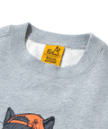 go slow caravan(ゴースローキャラバン) |空紡糸裏毛 天津飯猫 アクティブパターンプルオーバー (MENS/WOMENS)