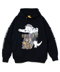go slow caravan(ゴースローキャラバン) |空紡糸裏毛 野営アリクイ プルパーカー (MENS/WOMENS)