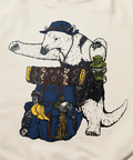 go slow caravan(ゴースローキャラバン) |空紡糸裏毛 野営アリクイ プルパーカー (MENS/WOMENS)