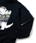 go slow caravan(ゴースローキャラバン) |空紡糸裏毛 野営アリクイ プルパーカー (MENS/WOMENS)