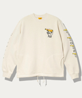 go slow caravan(ゴースローキャラバン) |空紡糸裏毛 猫と麦酒 ヘムスピンドルクルースウェット (MENS/WOMENS)