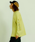 go slow caravan(ゴースローキャラバン) |空紡糸裏毛 猫と麦酒 ヘムスピンドルクルースウェット (MENS/WOMENS)
