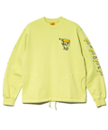 go slow caravan(ゴースローキャラバン) |空紡糸裏毛 猫と麦酒 ヘムスピンドルクルースウェット (MENS/WOMENS)