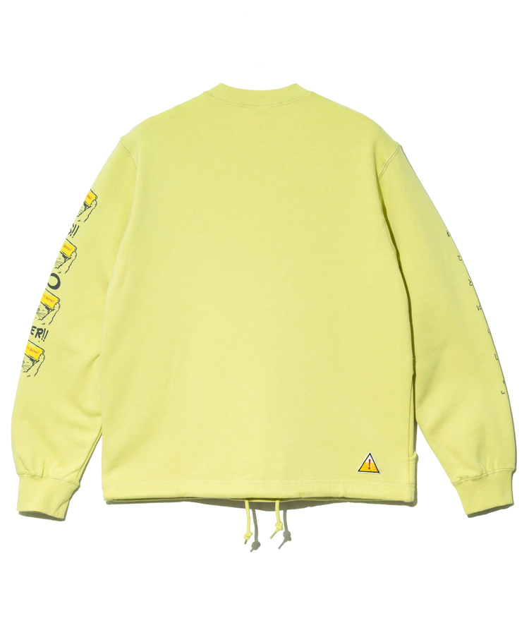 go slow caravan(ゴースローキャラバン) |空紡糸裏毛 猫と麦酒 ヘムスピンドルクルースウェット (MENS/WOMENS)