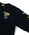 go slow caravan(ゴースローキャラバン) |空紡糸裏毛 猫と麦酒 ヘムスピンドルクルースウェット (MENS/WOMENS)
