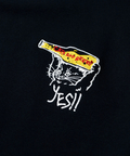 go slow caravan(ゴースローキャラバン) |空紡糸裏毛 猫と麦酒 ヘムスピンドルクルースウェット (MENS/WOMENS)