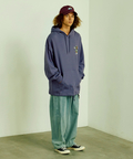 go slow caravan(ゴースローキャラバン) |空紡糸裏毛 猫と麦酒ヘムスピンドル BOX フーディー (MENS/WOMENS)