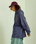 go slow caravan(ゴースローキャラバン) |空紡糸裏毛 猫と麦酒ヘムスピンドル BOX フーディー (MENS/WOMENS)