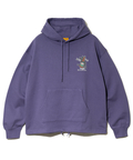 go slow caravan(ゴースローキャラバン) |空紡糸裏毛 猫と麦酒ヘムスピンドル BOX フーディー (MENS/WOMENS)