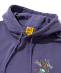 go slow caravan(ゴースローキャラバン) |空紡糸裏毛 猫と麦酒ヘムスピンドル BOX フーディー (MENS/WOMENS)