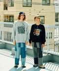 go slow caravan(ゴースローキャラバン) |空紡糸裏毛 スナップヘンリー KONTON FARM (MENS/WOMENS)