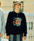 go slow caravan(ゴースローキャラバン) |空紡糸裏毛 スナップヘンリー KONTON FARM (MENS/WOMENS)