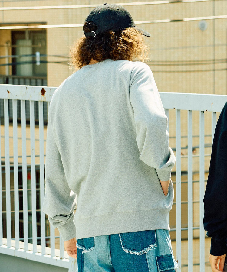 go slow caravan(ゴースローキャラバン) |空紡糸裏毛 スナップヘンリー KONTON FARM (MENS/WOMENS)
