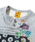 go slow caravan(ゴースローキャラバン) |空紡糸裏毛 スナップヘンリー KONTON FARM (MENS/WOMENS)