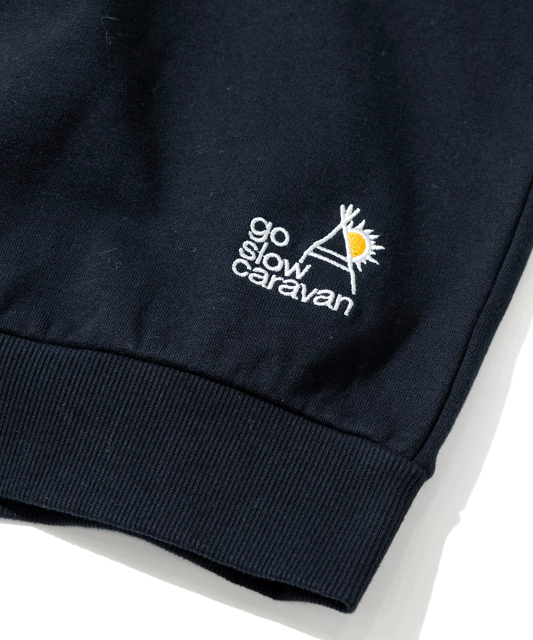 go slow caravan(ゴースローキャラバン) |空紡糸裏毛 ファー切替 TRA ブルゾン (MENS)