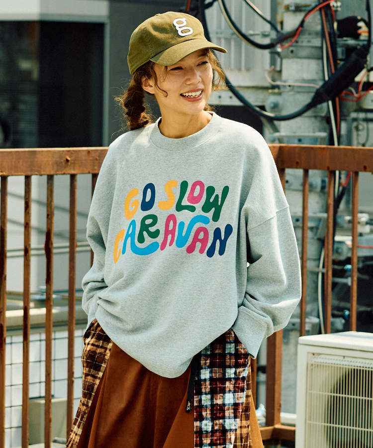 go slow caravan(ゴースローキャラバン) |空紡糸裏毛 プルオーバー (WOMENS)