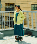 go slow caravan(ゴースローキャラバン) |空紡糸裏毛 ZIP パーカー (WOMENS)