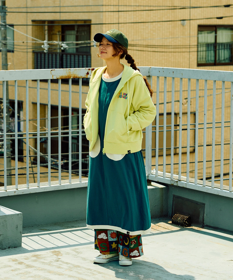 go slow caravan(ゴースローキャラバン) |空紡糸裏毛 ZIP パーカー (WOMENS)
