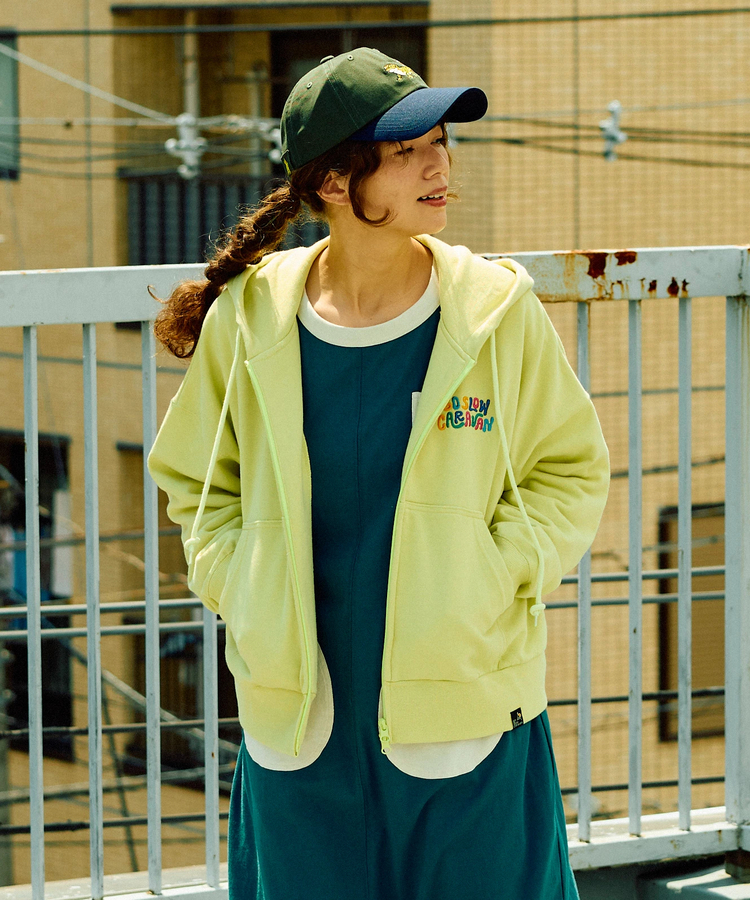 go slow caravan(ゴースローキャラバン) |空紡糸裏毛 ZIP パーカー (WOMENS)