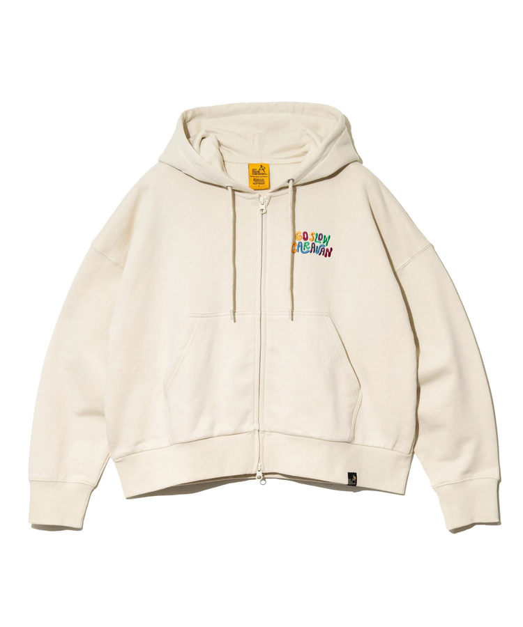 go slow caravan(ゴースローキャラバン) |空紡糸裏毛 ZIP パーカー (WOMENS)