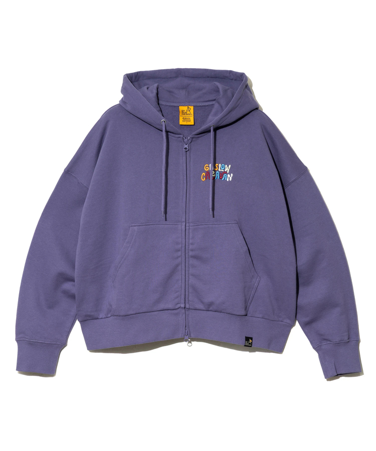 go slow caravan(ゴースローキャラバン) |空紡糸裏毛 ZIP パーカー (WOMENS)