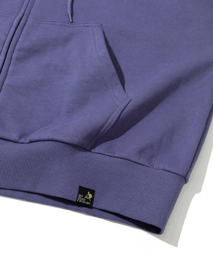 go slow caravan(ゴースローキャラバン) |空紡糸裏毛 ZIP パーカー (WOMENS)