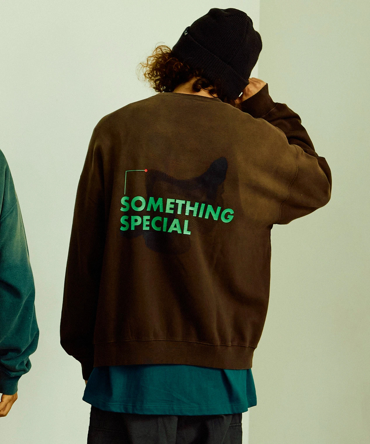 go slow caravan(ゴースローキャラバン) |SALO裏起毛 G/CW BOXクルー SOMETHING SPECIAL (MENS)
