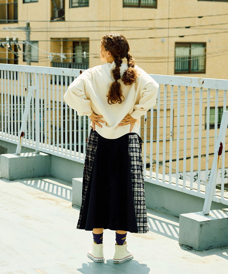 go slow caravan(ゴースローキャラバン) |SALO裏起毛 G/CW BOXクルー ペイズリー (MENS)