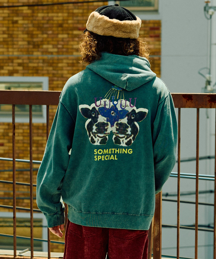 go slow caravan(ゴースローキャラバン) |SALO裏起毛 G/CW BOXフーディー SOMETHING SPECIAL (MENS)
