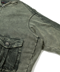 go slow caravan(ゴースローキャラバン) |MIX FAB スウェットZIPルーズブルゾン ケミカル HARD WASH (MENS)