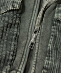 go slow caravan(ゴースローキャラバン) |MIX FAB スウェットZIPルーズブルゾン ケミカル HARD WASH (MENS)