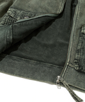go slow caravan(ゴースローキャラバン) |MIX FAB スウェットZIPルーズブルゾン ケミカル HARD WASH (MENS)