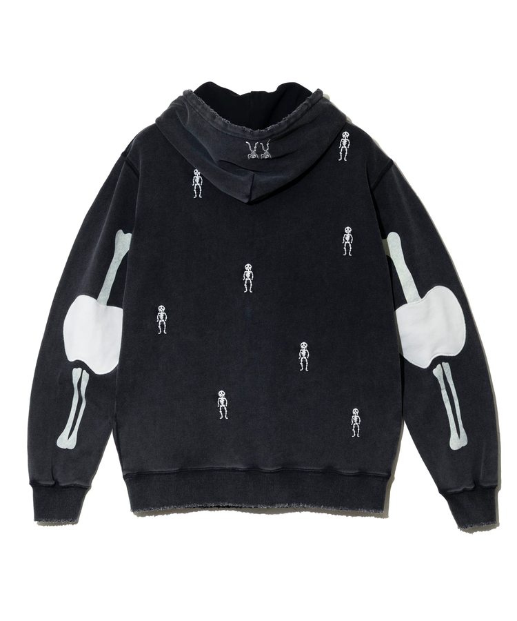 go slow caravan(ゴースローキャラバン) |ほねほね ちょいボロスウェットフーディー (MENS)